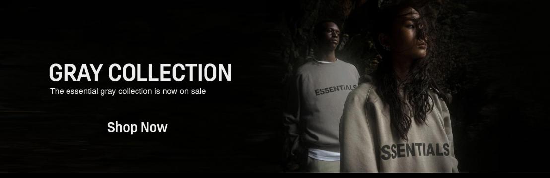 Gray Essentials  Hoodie