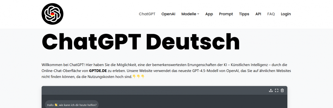 ChatGPT Deutsch